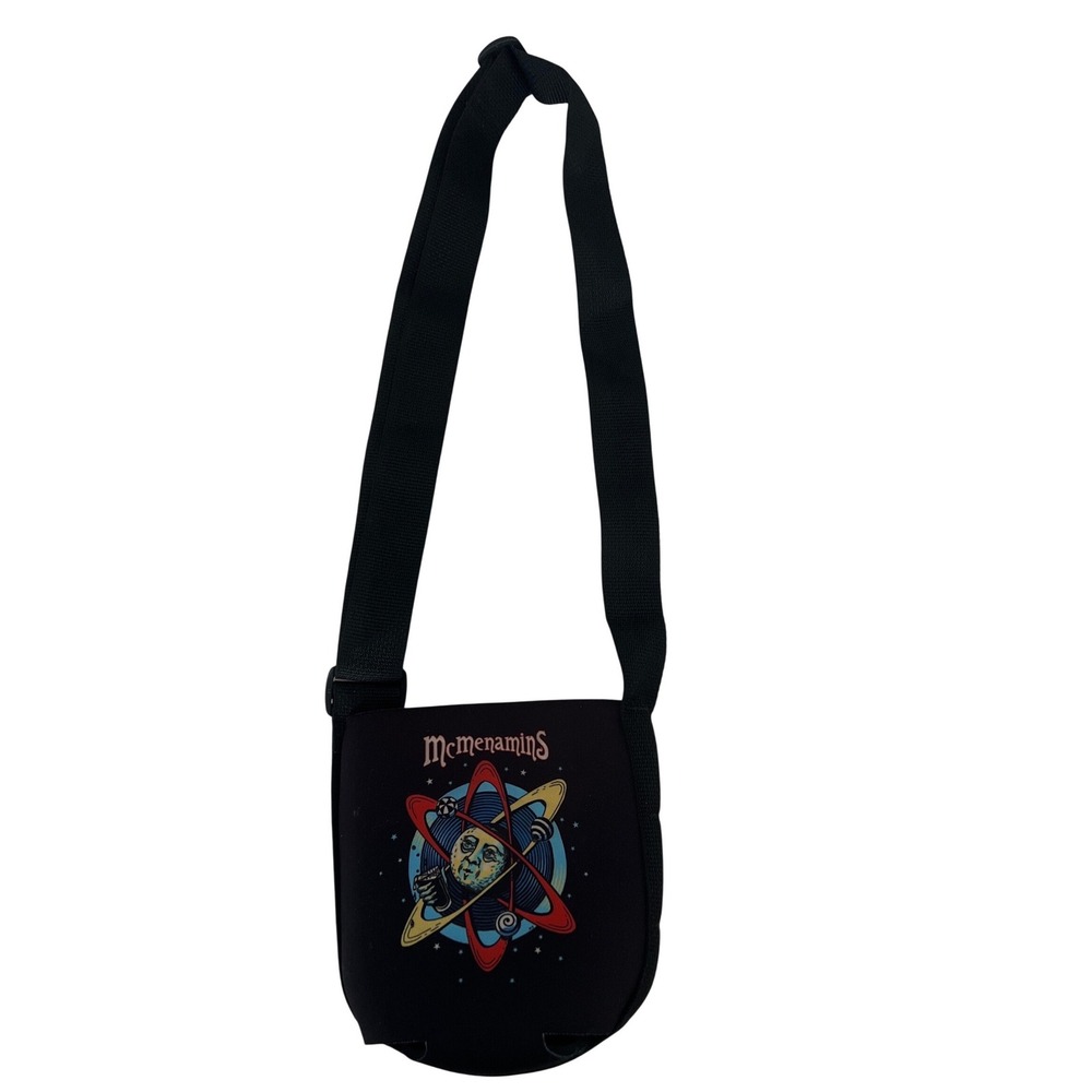 McMenamins Atom Growler Bag Black Neoprene Insulated Carrier‎ Adjustable Strap
